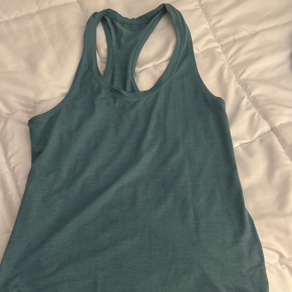 Vuori Teal Racerback Tank Top
